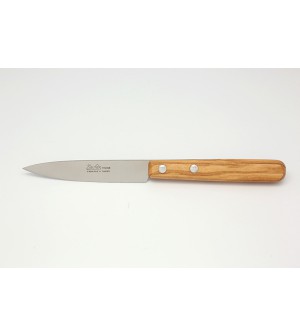 Couteau d'office manche olivier 9 cm