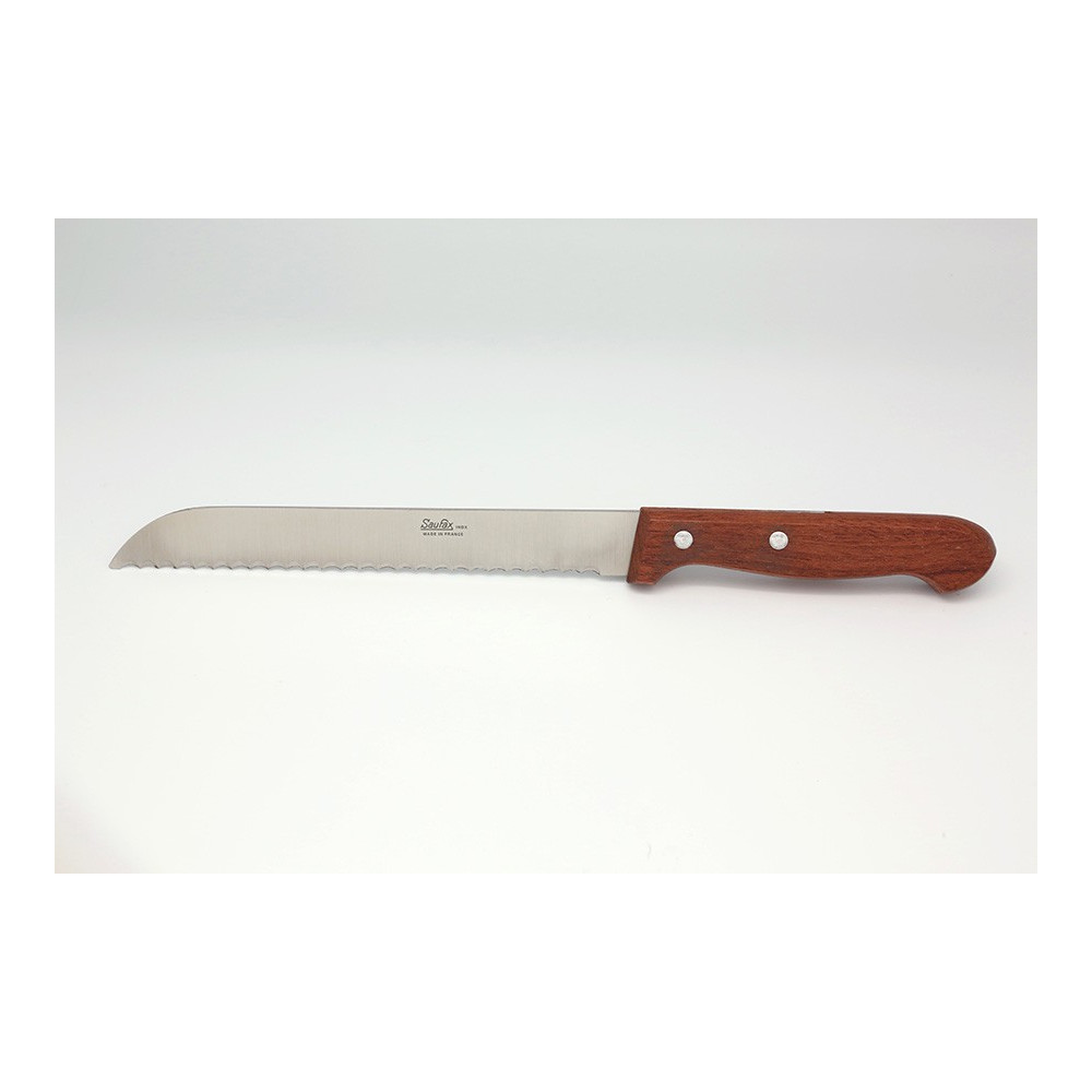 Couteau pain palissandre 17 cm demi soie