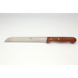 Couteau pain palissandre 17 cm demi soie