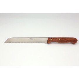 Couteau pain palissandre 17 cm demi soie