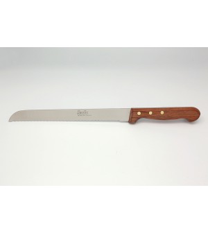 Couteau pain palissandre 21 cm demi soie