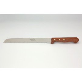 Couteau pain palissandre 21 cm demi soie