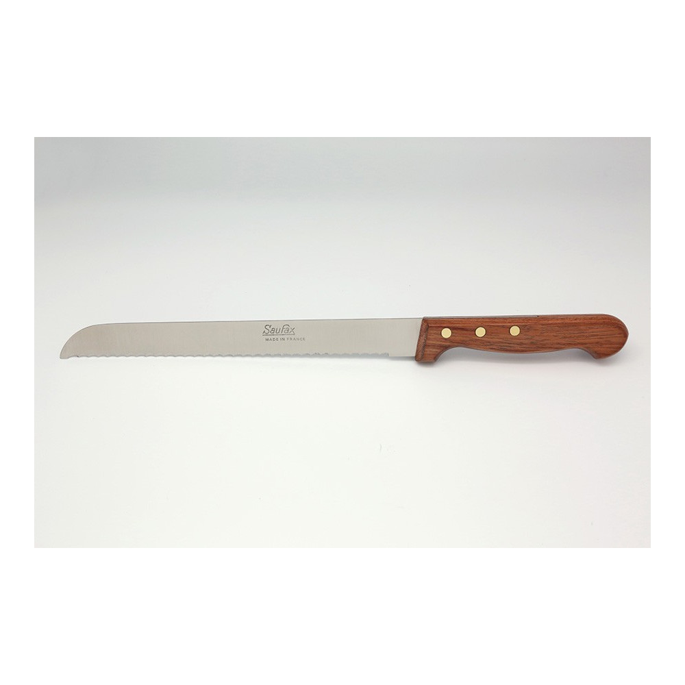 Couteau pain palissandre 21 cm demi soie