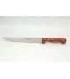 Couteau découper manche palissandre lame 21 cm lisse ou micro