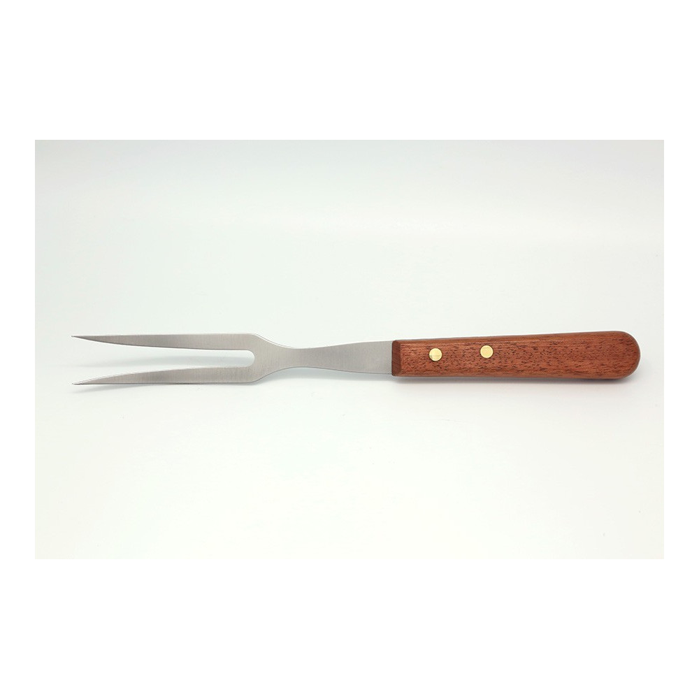 Fourchette deux dents manche palissandre