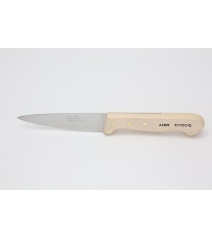 Couteau saigner manche hêtre lame carbone 11 à 25 cm