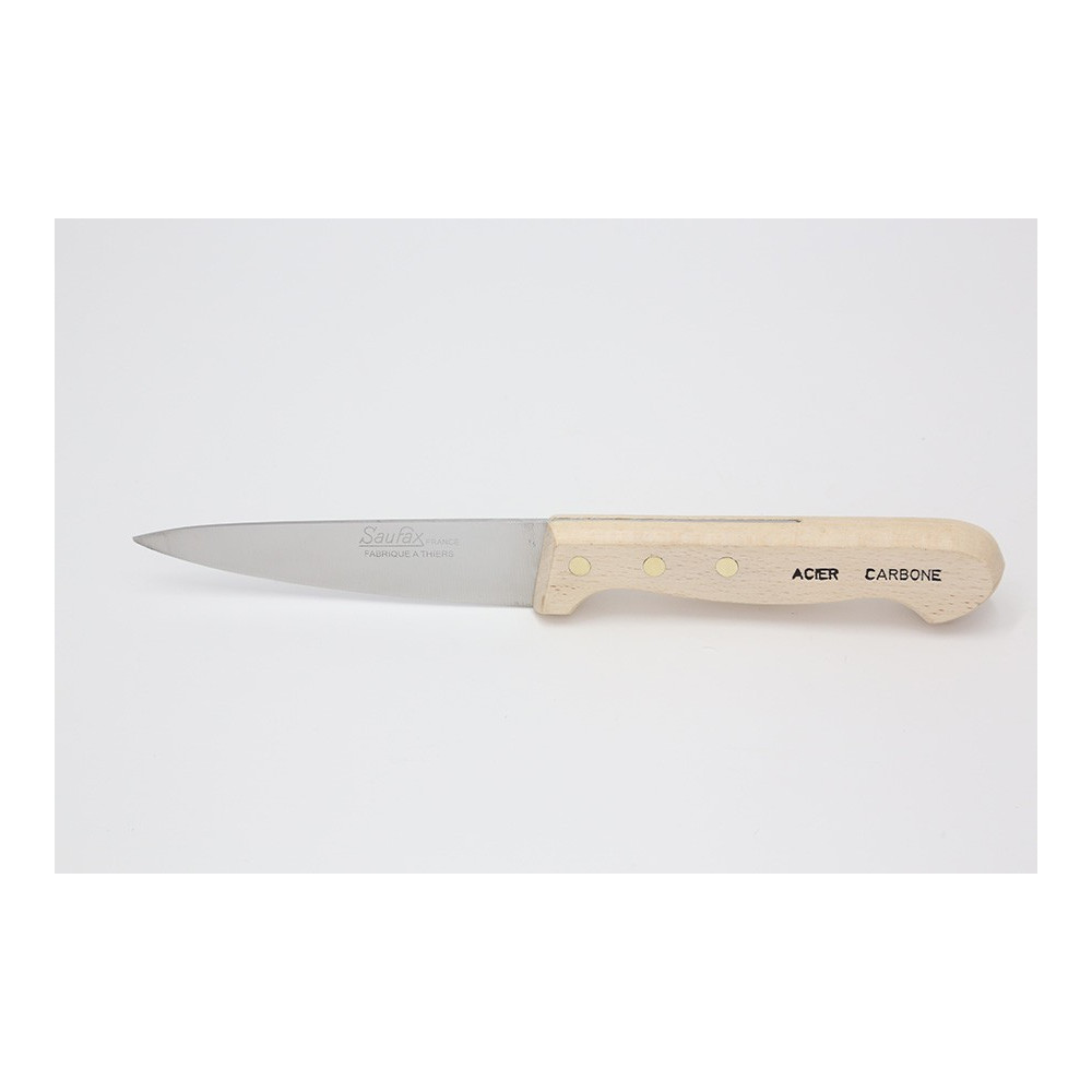 Couteau saigner manche hêtre lame carbone 11 à 25 cm