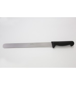 Couteau entremet manche polypro lame crantée 25 à 30 cm