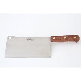 Couperet plein manche palissandre 3 rivets