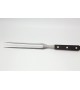 Fourchette chef plein manche abs 3 rivets 2 dents 33 cm