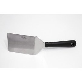 Spatule rigide carrée cambrée manche surmoulé polypro 15 cm